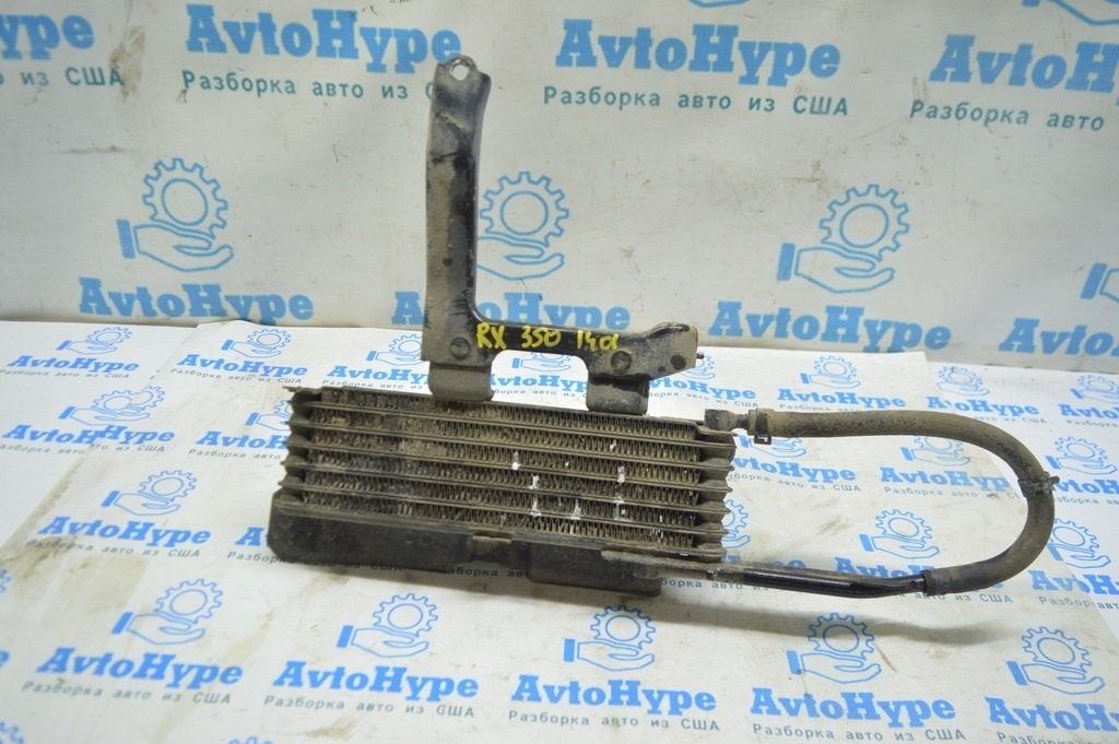 Радиатор охлаждения кпп голый Lexus RX350 10-15 (01) с кронштейном 32913-48030 и воздуховодом