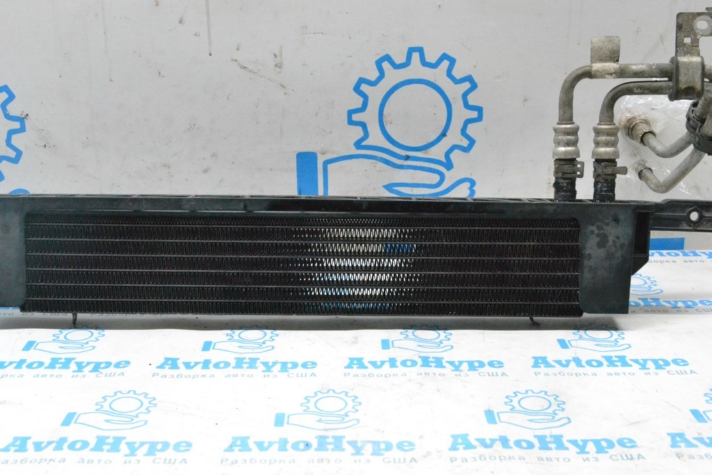 Радиатор охлаждения масло акпп Ford Mustang mk6 15-23 5.0, 2.3Т, 3.7 с трубками FR3Z7R081D (02 — фото 2