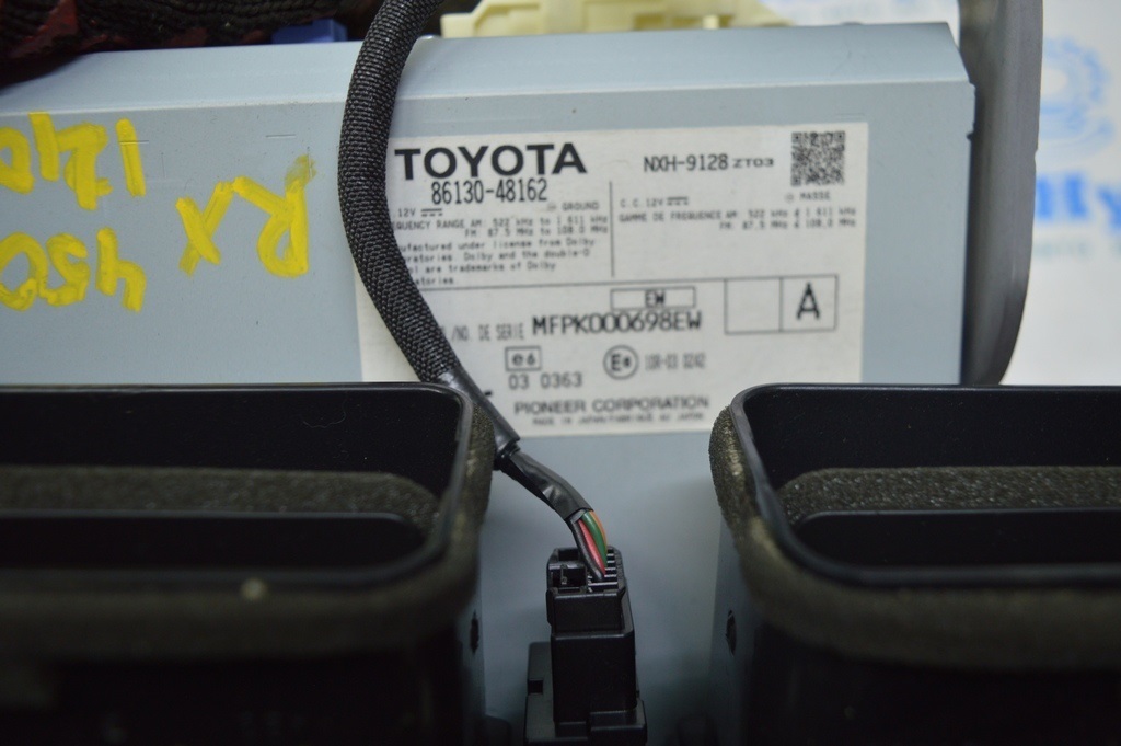 Радио, Магнитофон, Управление климатом, Панель в сборе Lexus RX350 RX450h 10-15 тип 3 (02) — фото 3