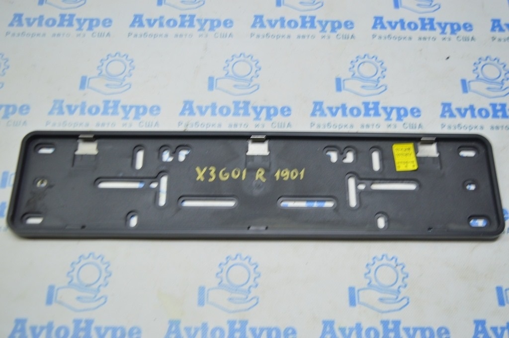 Рамка номерная европа BMW X3 G01 18-21