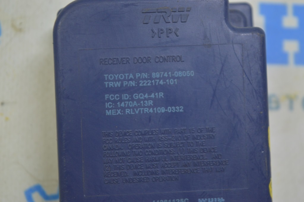 RECEIVER DOOR CONTROL Toyota Sienna 11-20 (01) Реал М — фото 3