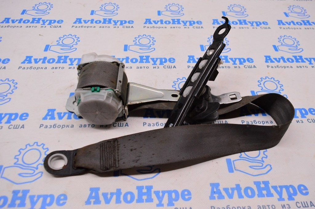 Ремень безопасности 2 ряд лев Toyota Sequoia 2008-2022 серый — фото 3