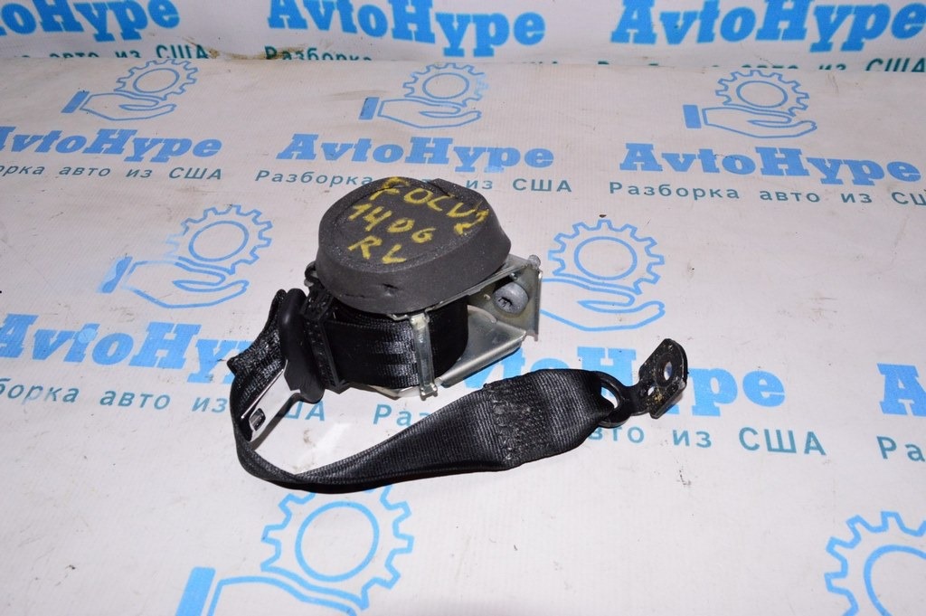 Ремень безопасности зад лев Ford Focus mk3 11-18 черн