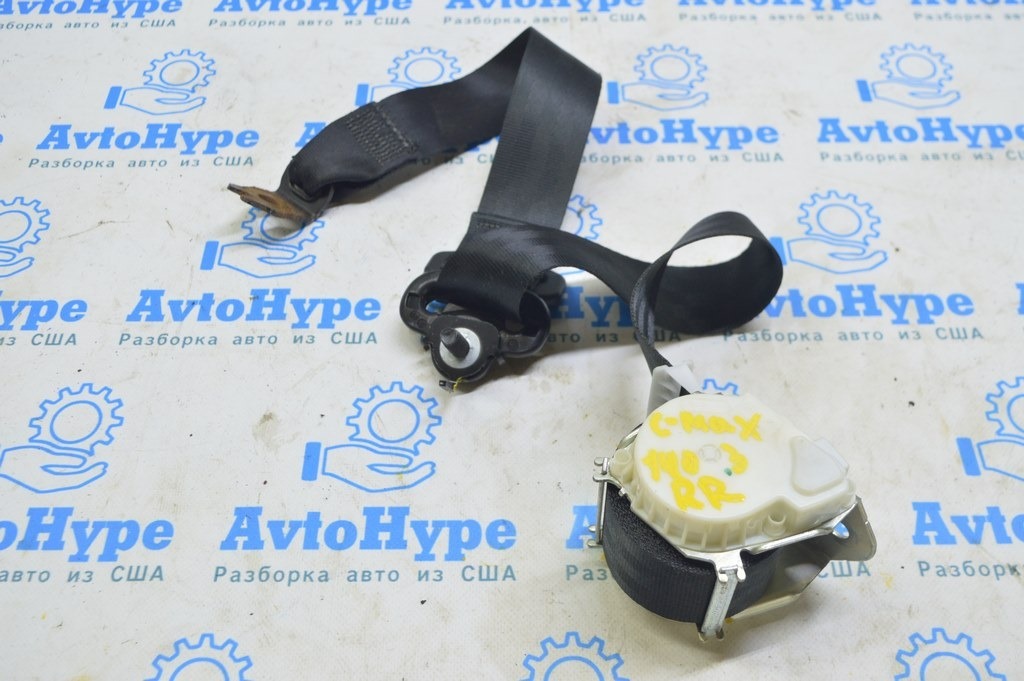 Ремень безопасности зад прав Ford C-max MK2 13- черн