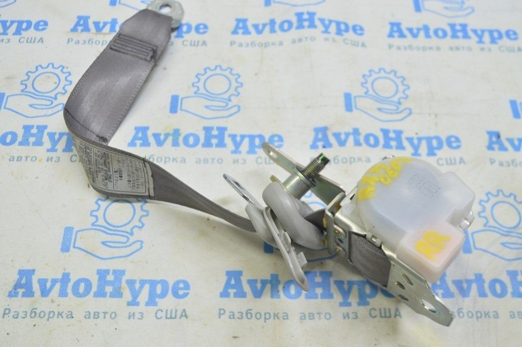 Ремень безопасности задний правый Lexus RX300 RX330 RX350 RX400h 04-09 серый