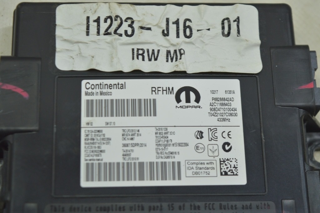 Remote Functions Receiver Module Connector Jeep Compass 17- (01) — фото 2