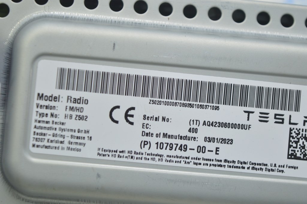 Remote Radio Tuner Control Unit Module Tesla Model 3 18- (02) — фото 3