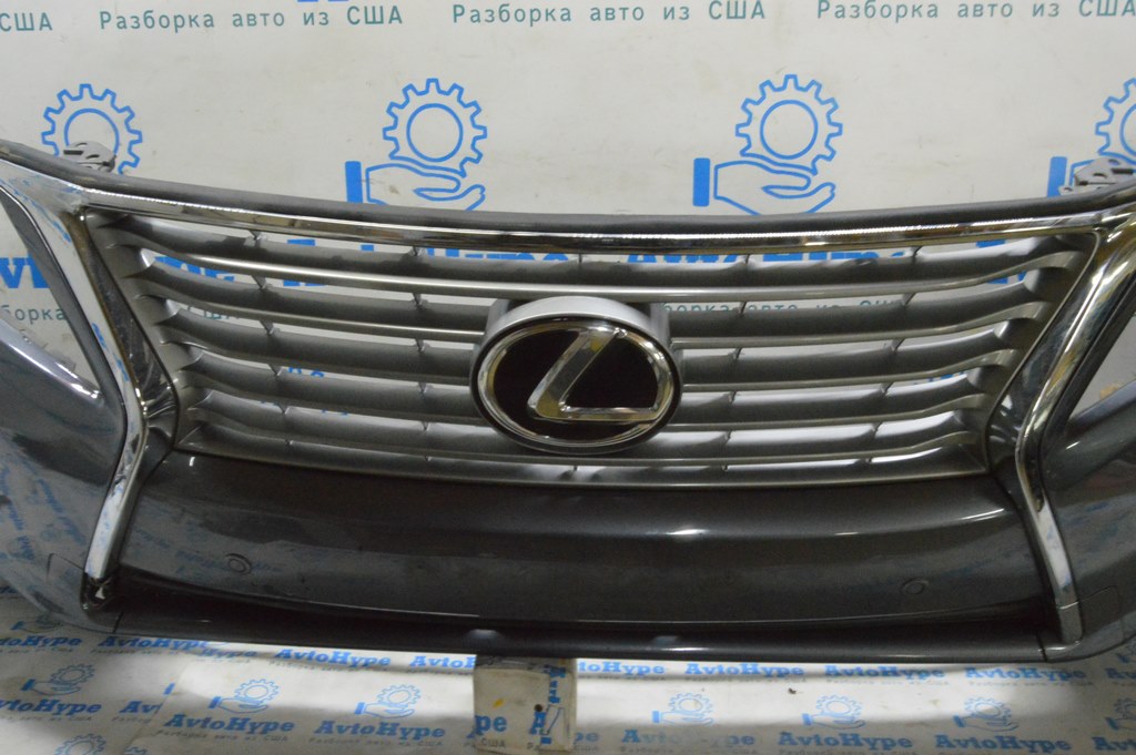 Решетка переднего бампера средняя Lexus RX350 RX450h 13-15 рест