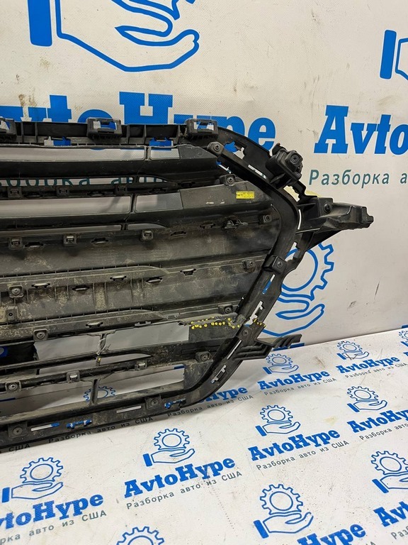 Решетка радиатора grill Hyundai Elantra AD 17-18 дорест матовый хром (01) деф. — фото 4