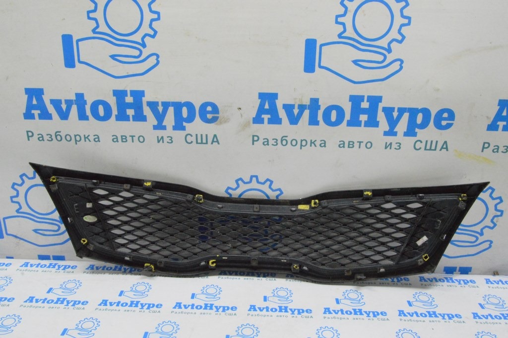 Решетка радиатора grill Kia Optima 14-15 рест hybrid (04) царапины, сломаны крепления — фото 3