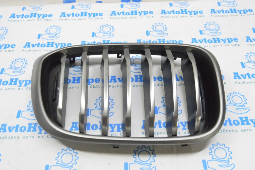 Решетка радиатора grill ноздря правая BMW X3 G01 18-21 M40i сатин (02)