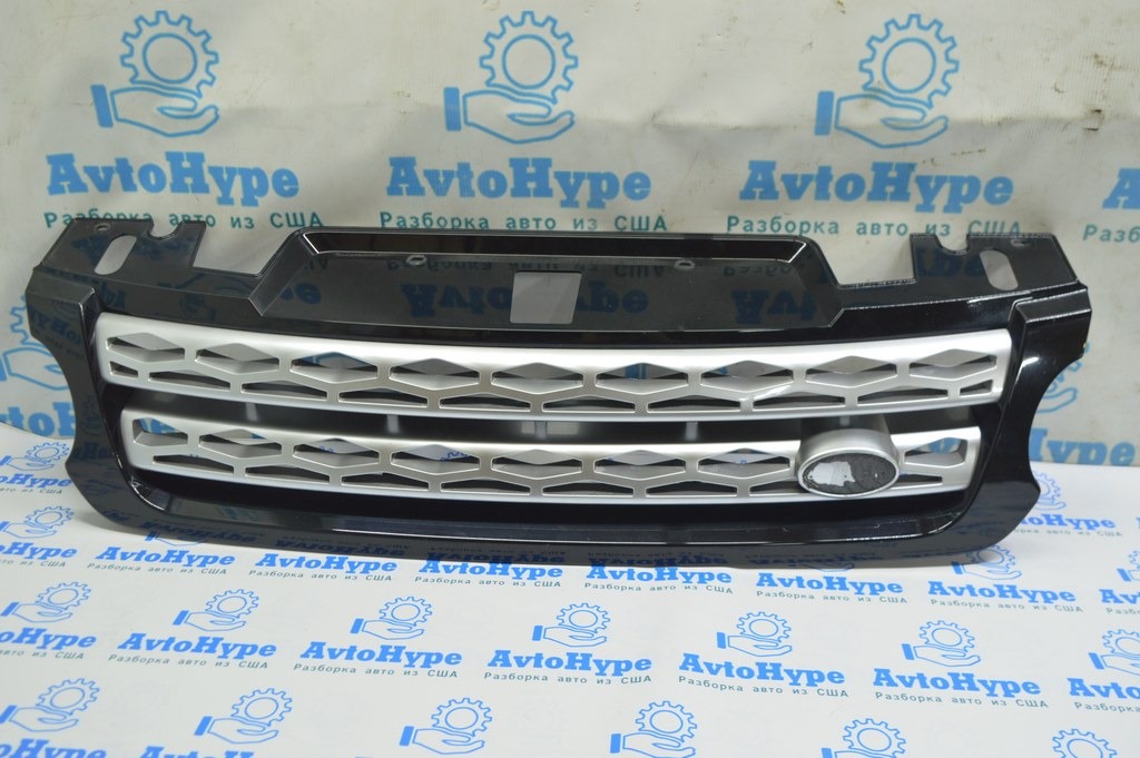 Решітка радіатора grill Range Rover Sport 14-22 (01) чорний зі сріблом, реаліз Максим