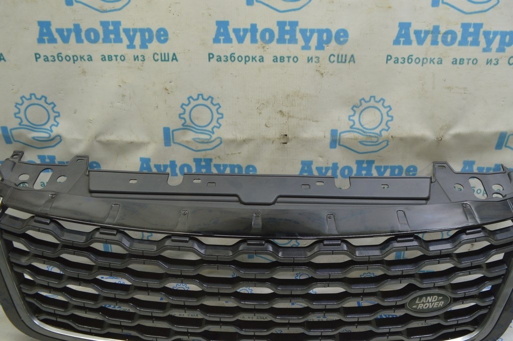 Решетка радиатора grill Range Rover Velar L560 17- LR092631 с эмблемой, слом креп (01) — фото 3