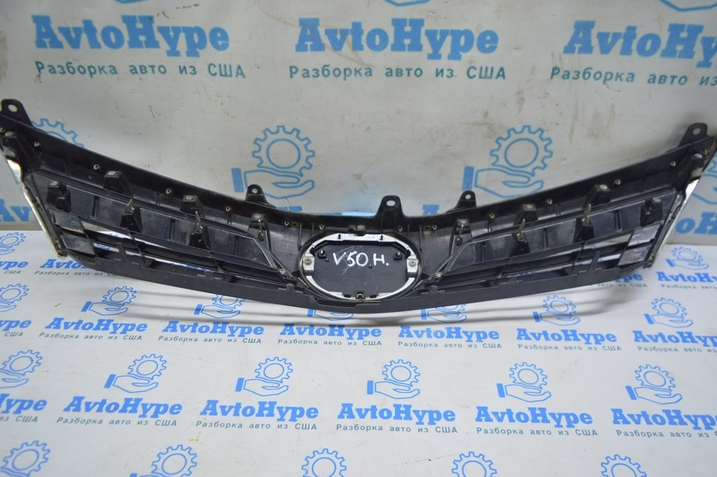 Решетка радиатора grill со значком Toyota Camry v50 12-14 hybrid usa — фото 4
