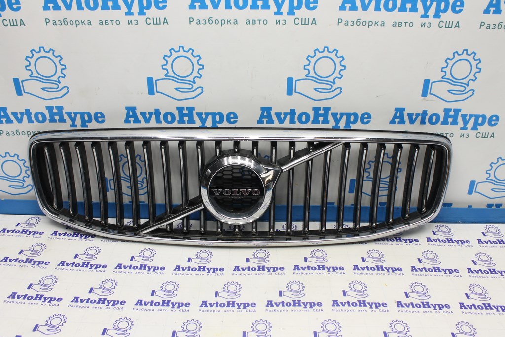 Решітка радіатора grill Volvo S90 16- (02) з емблемою 31425722 , не під камеру 31425857
