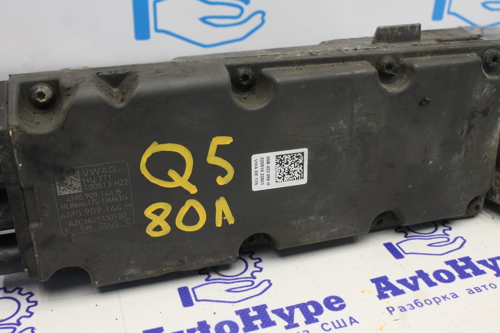Рейка рулевая Audi Q5 80A 18-24 без тяг (02) 4M0909144H дефект,сверху подгорела — фото 3