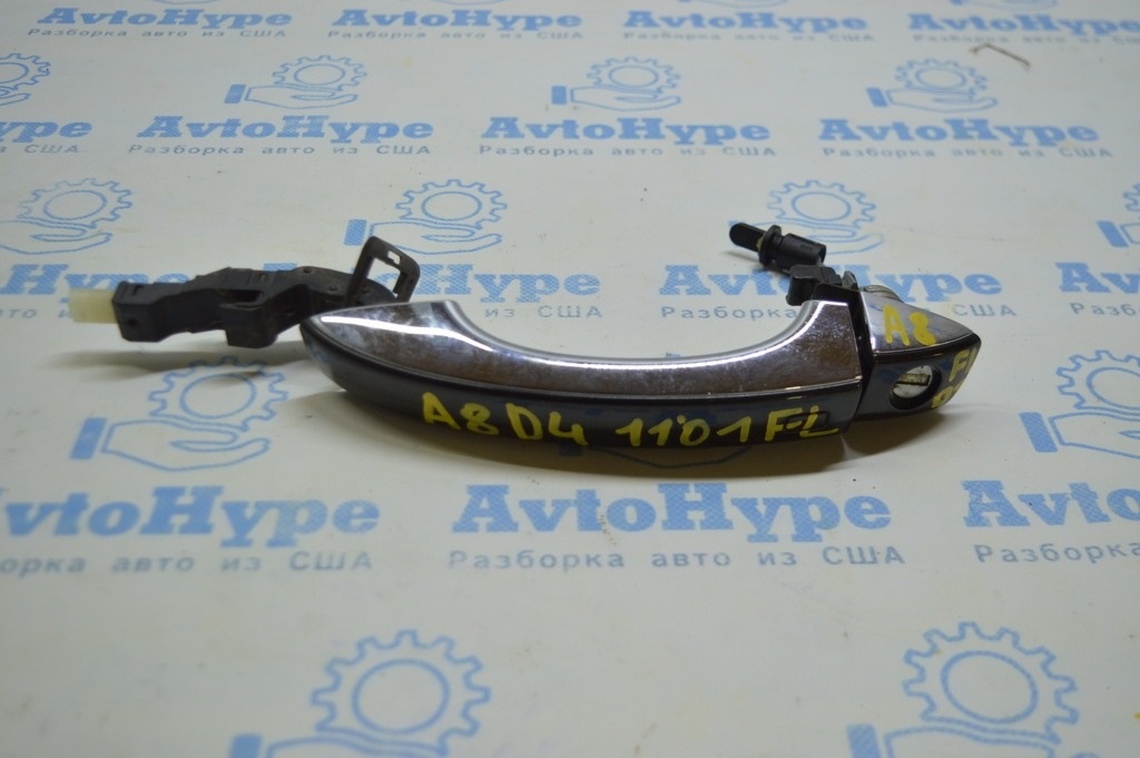 Ручка двери внешняя перед лев Audi A8 D4 10-17 (01) с датчиком KEYLESS  4G8927753B