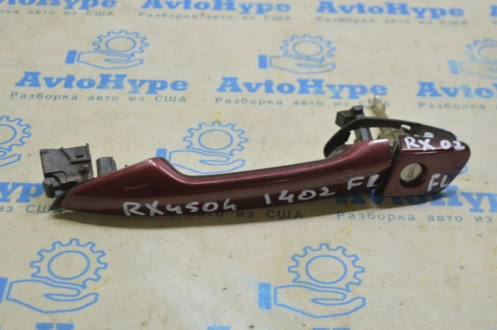 Ручка двери внешняя перед лев Lexus RX350 RX450h 10-15 keyless (02)