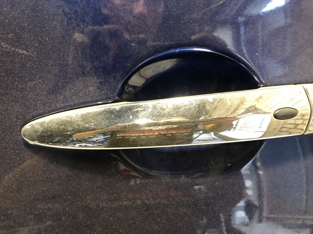 Ручка двери внешняя перед лев Nissan Sentra 15-19 Keyless