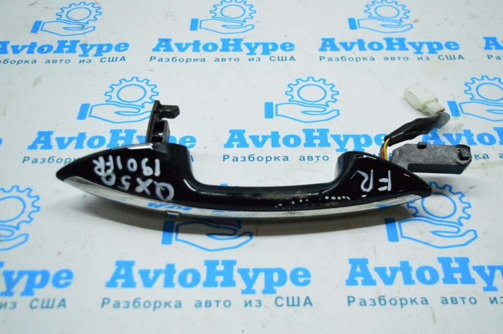 Ручка двери внешняя перед прав Infiniti QX50 19- keyless, с накладкой (01) царапины