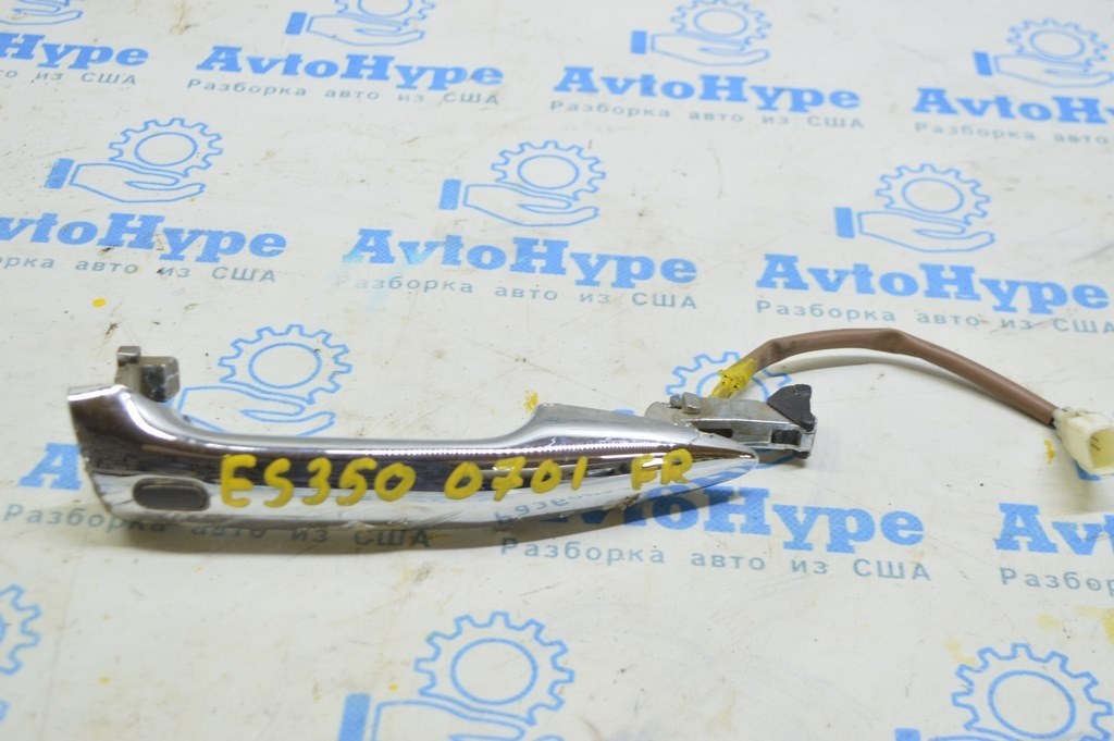 Ручка двери внешняя перед прав Lexus ES350 07-12 keyless хром (01) полез хром