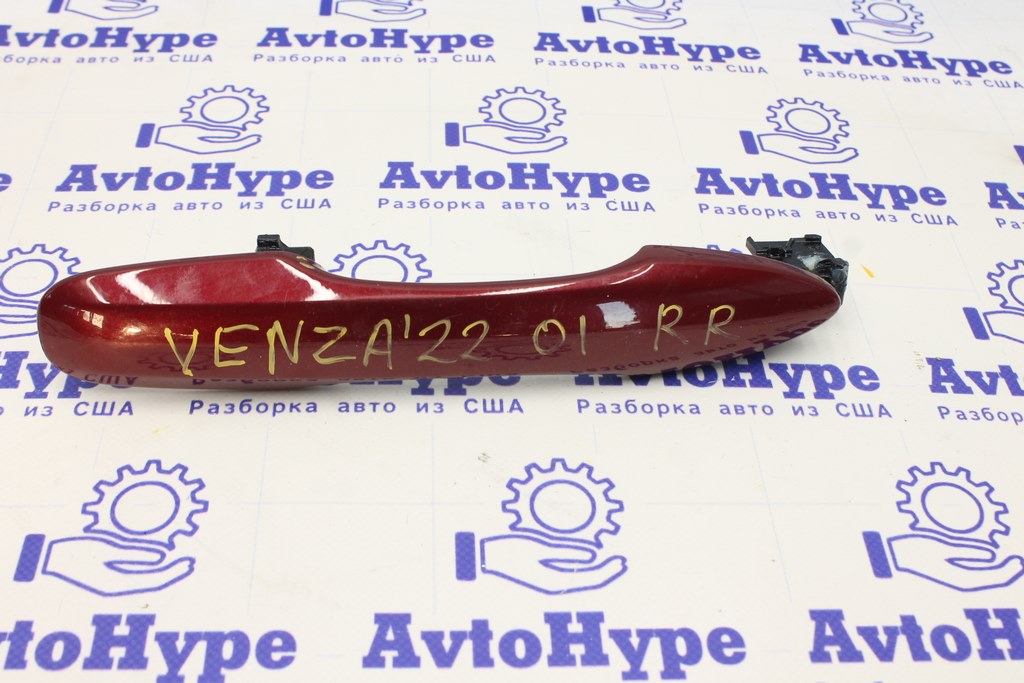 Ручка двери внешняя задняя правая Toyota Venza 21-24 (01) красный цвет