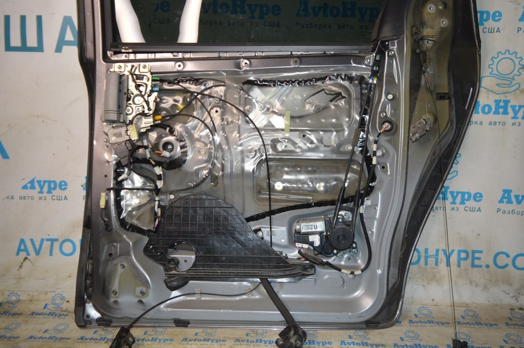 Ручка двери внутренняя задняя правая Toyota Sienna 11-17 беж, с механизмом