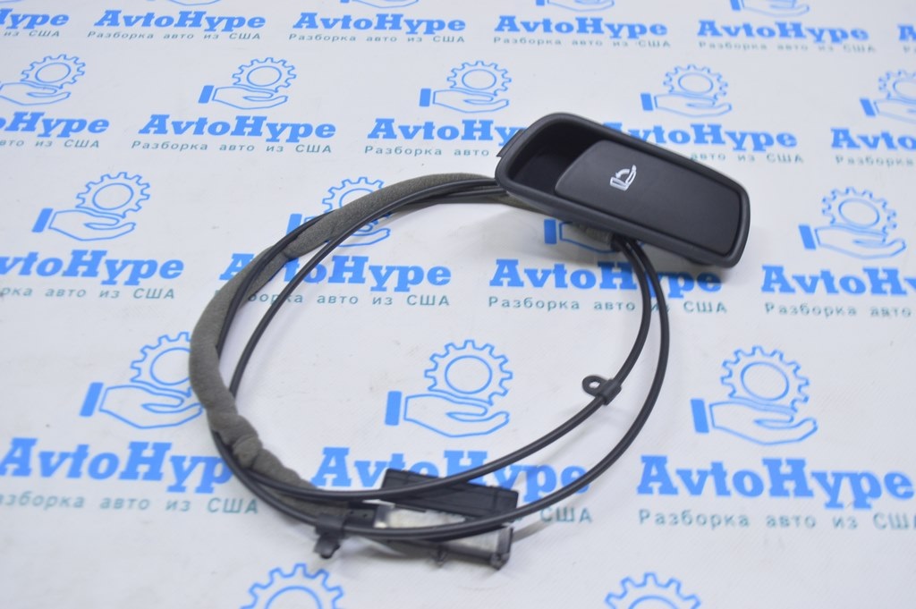 Ручка опускания сидения задняя левая Audi Q5 8R 09-17 черная, с тросиком