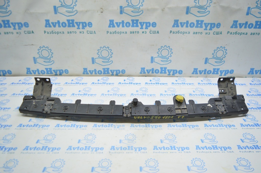 Ручка открытия капота подкапотная Volvo S90 16- желтая с кронштейном 31479077