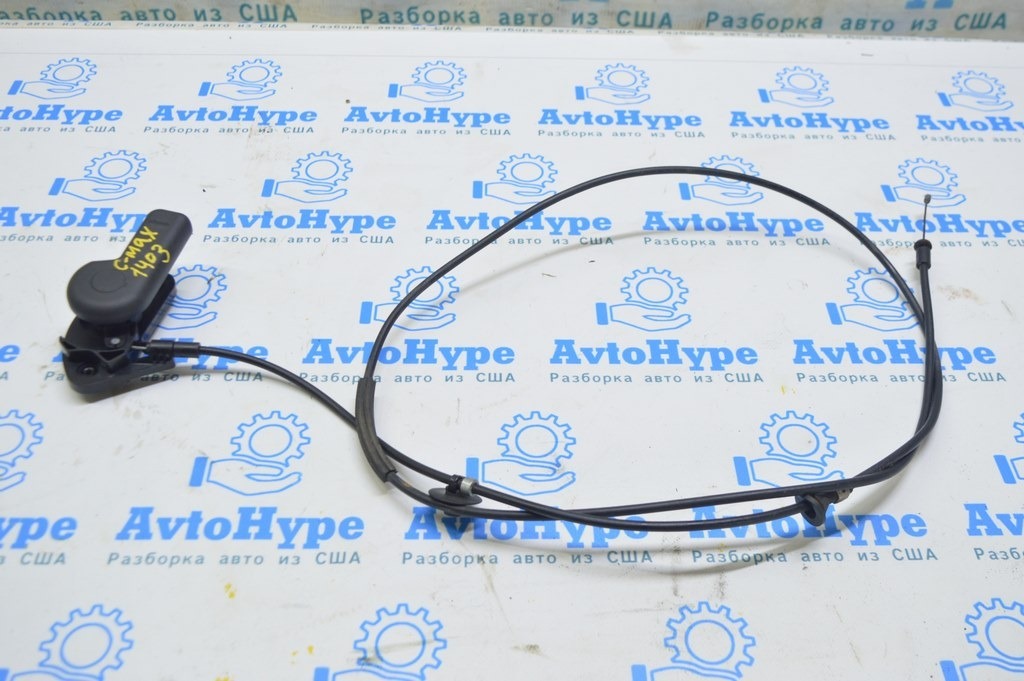 Ручка открытия замка капота Ford C-max MK2 13-18 салонная с тросом