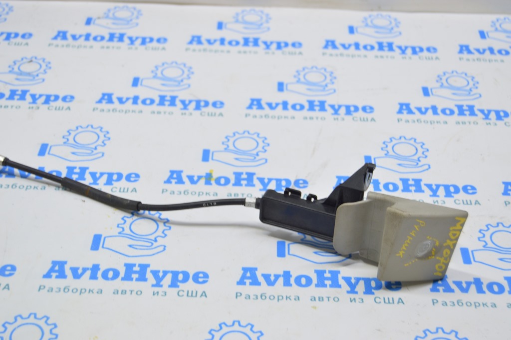 Ручка отпускания стояночного тормоза с тросом Acura MDX 07-13 серая (01) потёрта