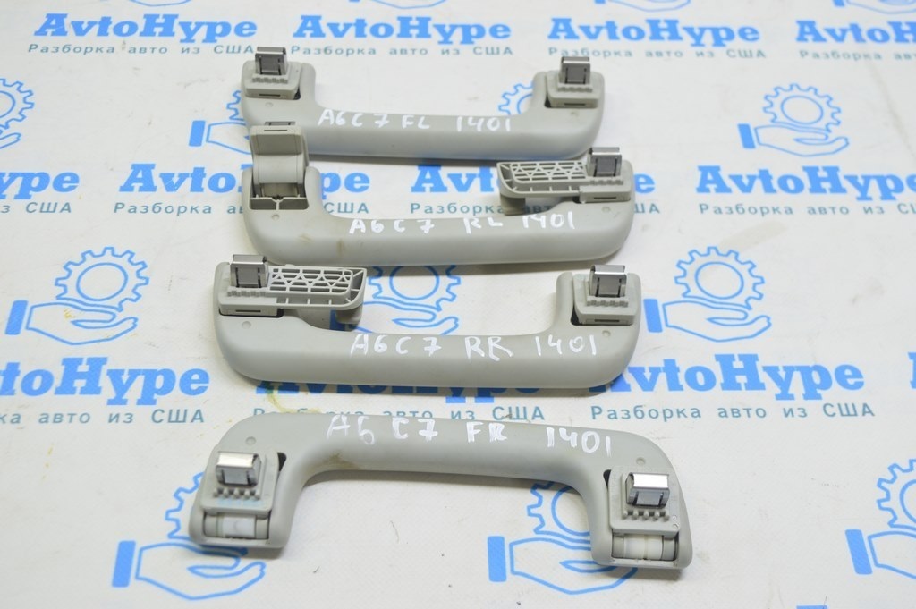 Ручка потолка задняя левая Audi A6 C7 12-16 серая