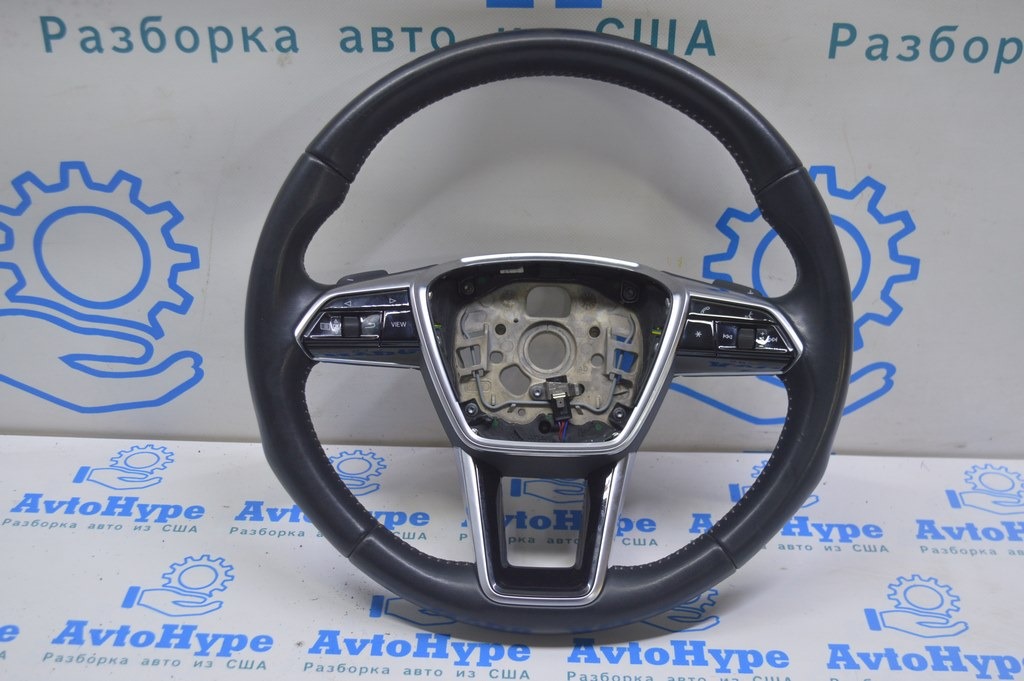 Руль (голый) Audi E-Tron (Q8) GEN 18-20 кожа черн, подогрев (01)