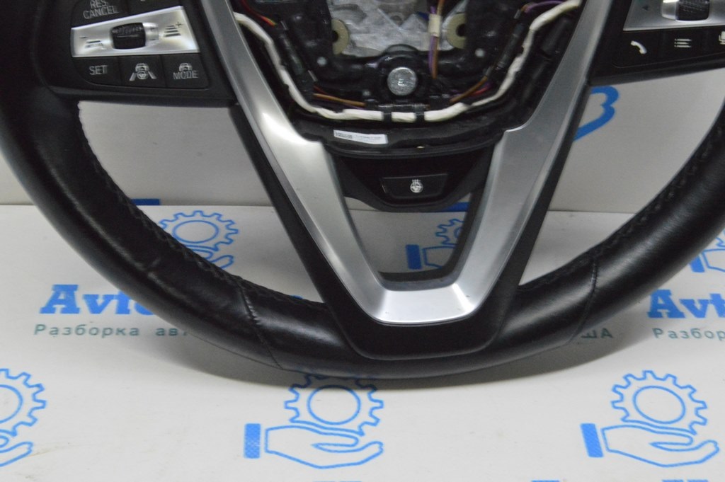 Руль (голый) BMW X5 G05 19-24 кожа черная под лепестки с подогревом, Sport (01) — фото 4