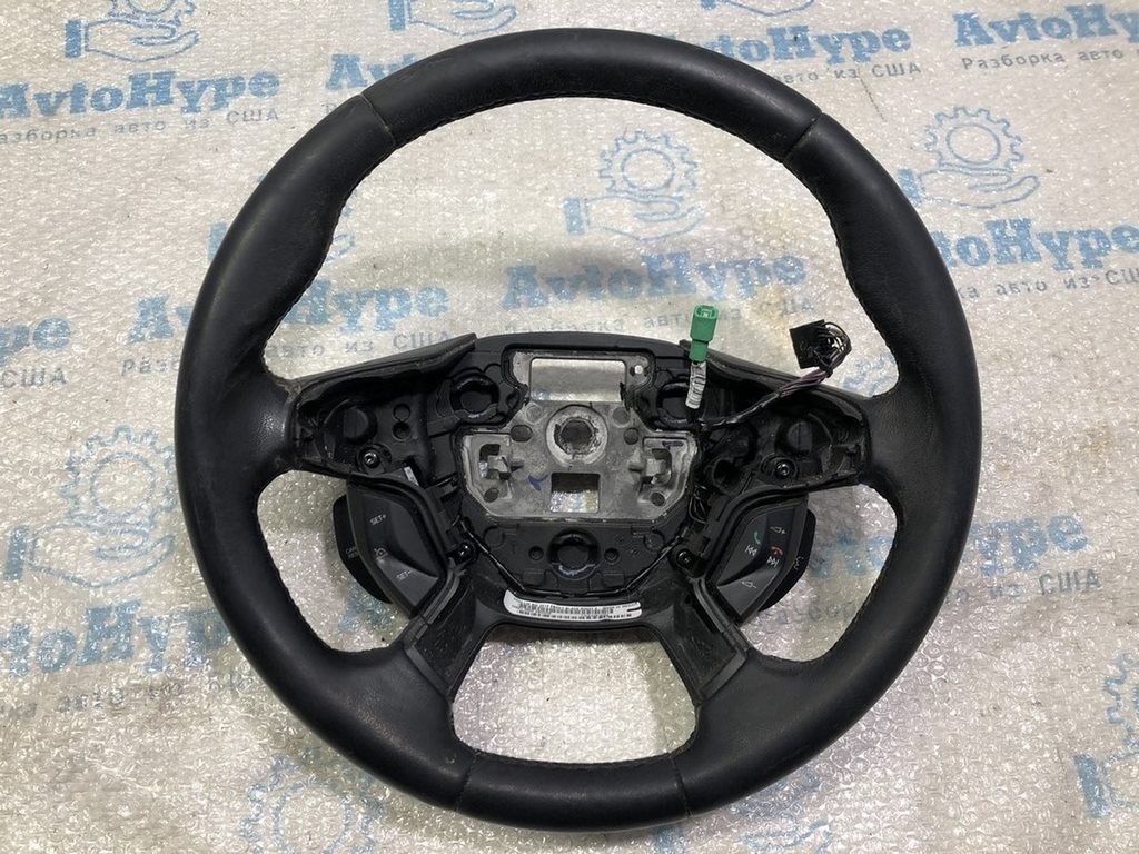Руль (голый) Ford C-max MK2 13- кожа черн