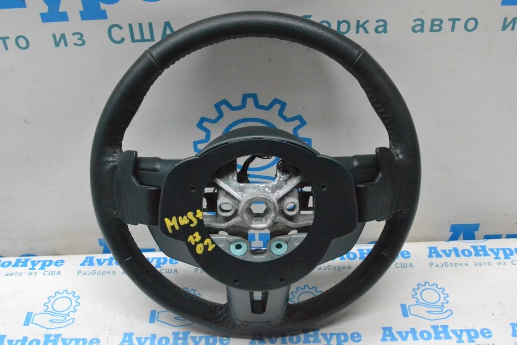 Руль (голый) Ford Mustang mk6 15- кожа (02) — фото 3