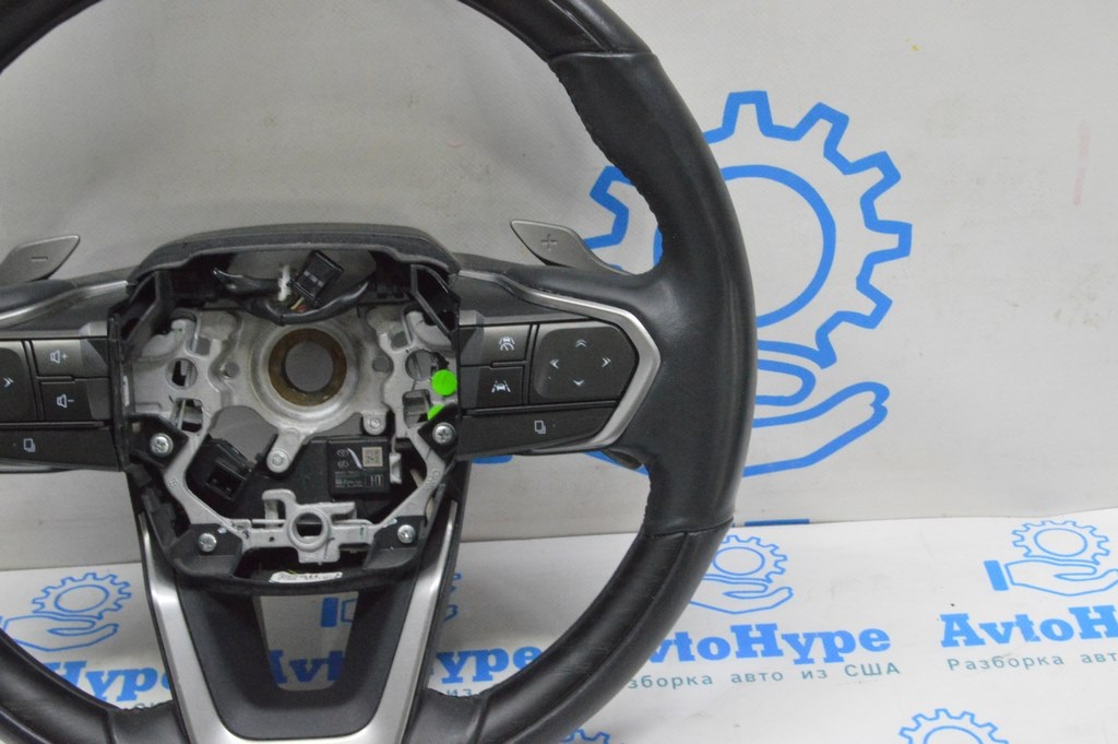 Руль (голый) Lexus RX 350/350h/500h 23- кожа черн (01) — фото 3