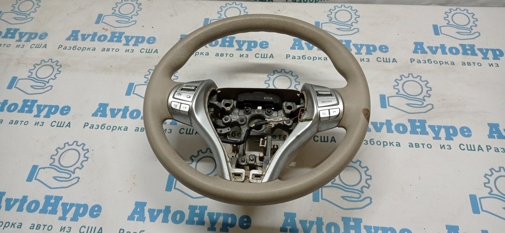 Руль (голый) Nissan Rogue 14-16 беж пластик (05) деф
