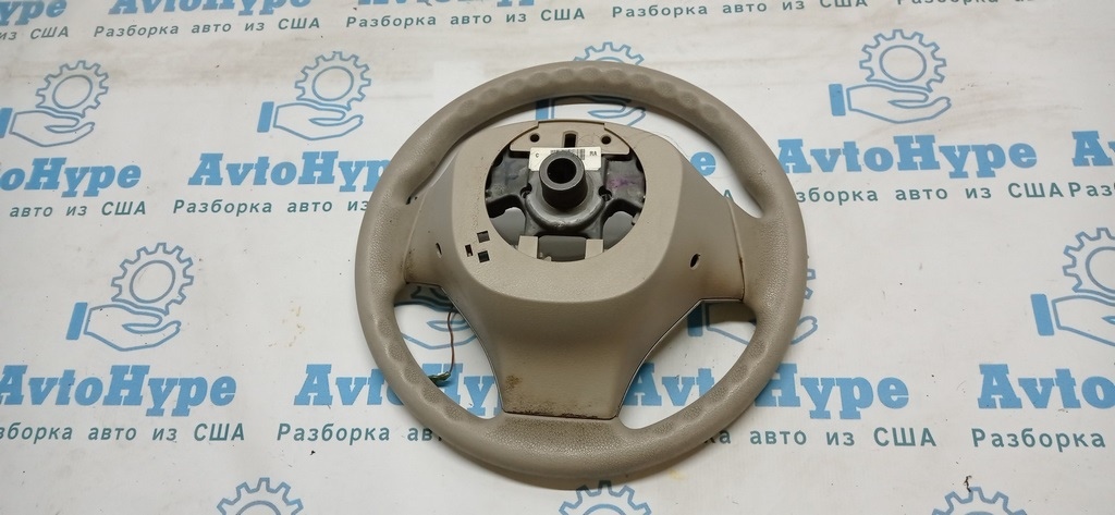 Руль (голый) Nissan Rogue 14-16 беж пластик (05) деф — фото 3