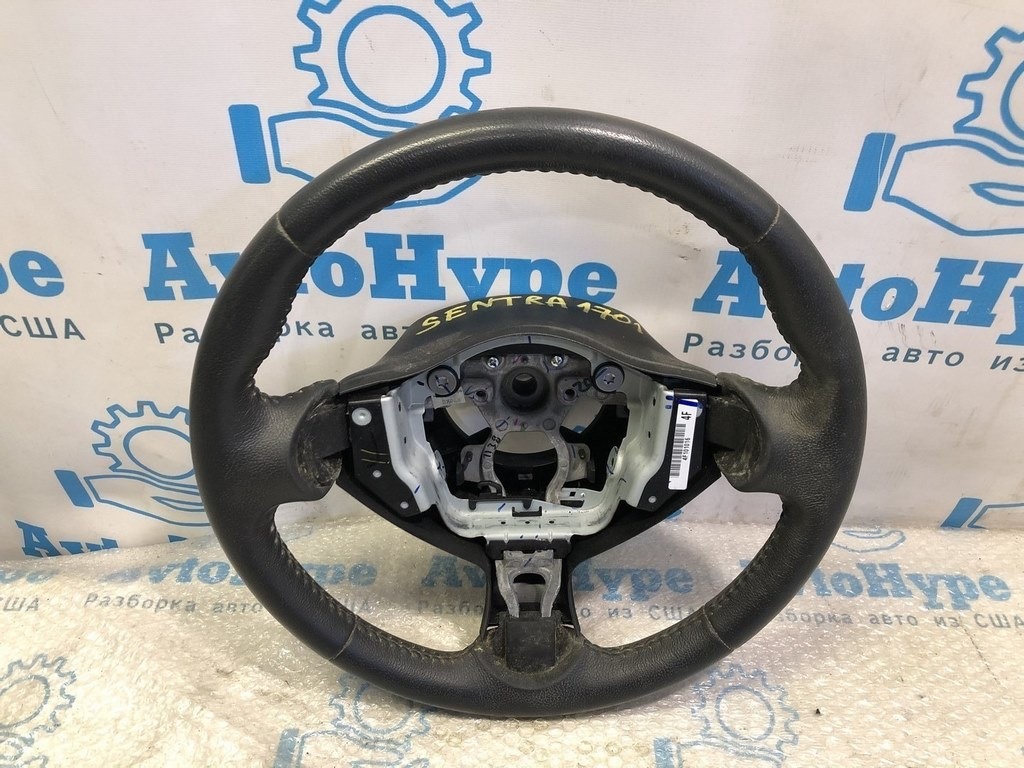 Руль (голый) Nissan Sentra 13-19 кожа чёрн