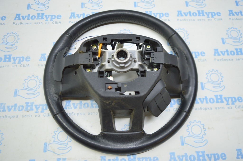Руль (голый) Subaru Outback 15-17 кожа (04) — фото 2
