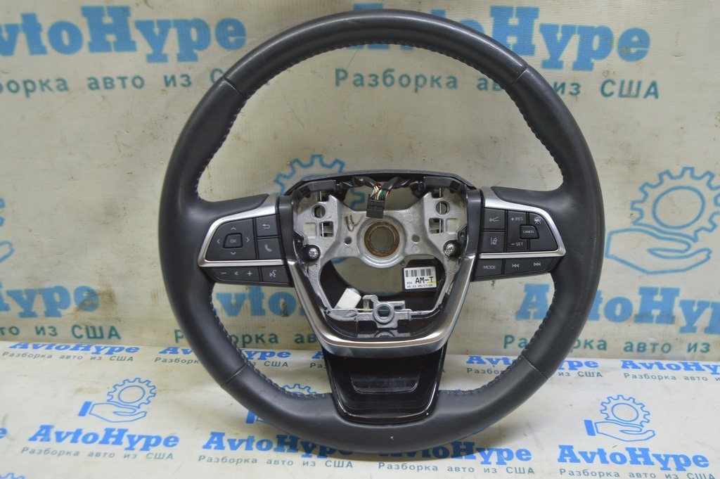Руль голый Toyota Highlander 20- кожа черная, с подогревом (01)