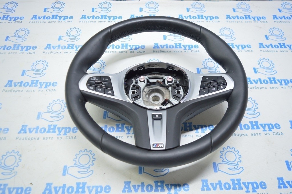 Руль в сборе без Airbag m sport BMW X3 G01 18- кожа, черный, с подогревом, максимальный (01)