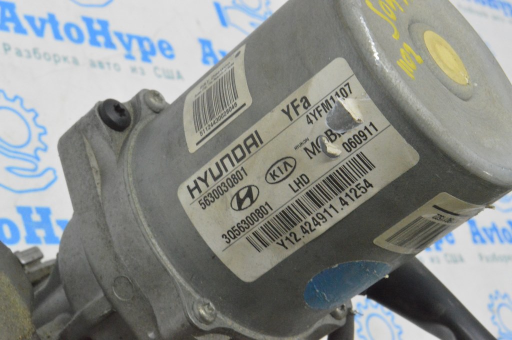 Рулевая колонка Hyundai Sonata 11-15 эур с блоком (02) 3Q563-99500 — фото 4