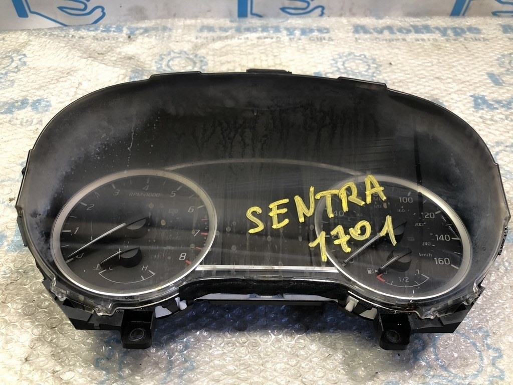 Щиток приборов Nissan Sentra 16-19 рест SV, SR, SL, FE (01) деф.подплавленна сзади