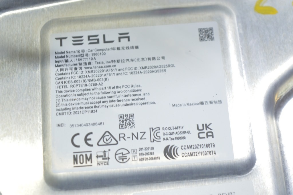 Self Driving Computer HW 3.0 Autopilot Tesla Model 3 21- (02) 2023год — фото 3