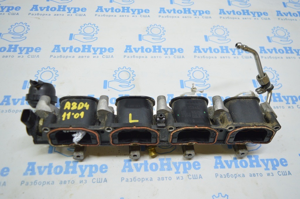 Сервопривод заслонок впускного коллектора левый 4.2 Audi A8 D4 10-17