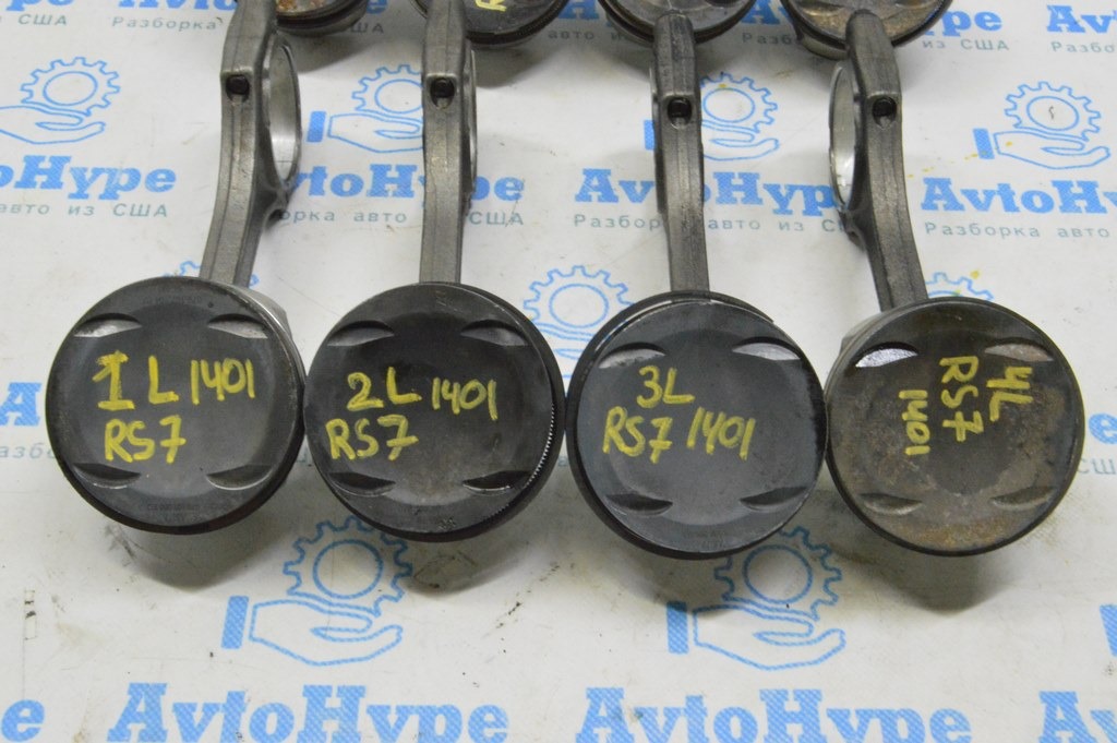 Шатун с поршнем Audi RS7 14-15 4.0 tfsi CRDB (01) 079107066ED — фото 2