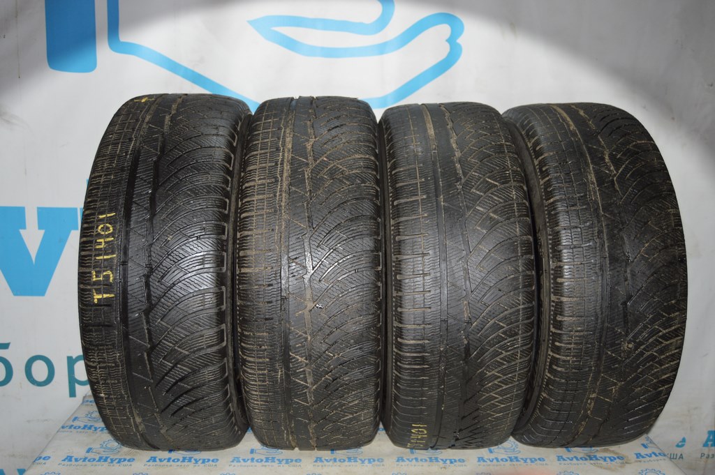 Шина 4шт (комплект) R17 235/55 Michelin Pilot Alpin Extra Load 49нед17год зима T5 (01) 4-5.5мм