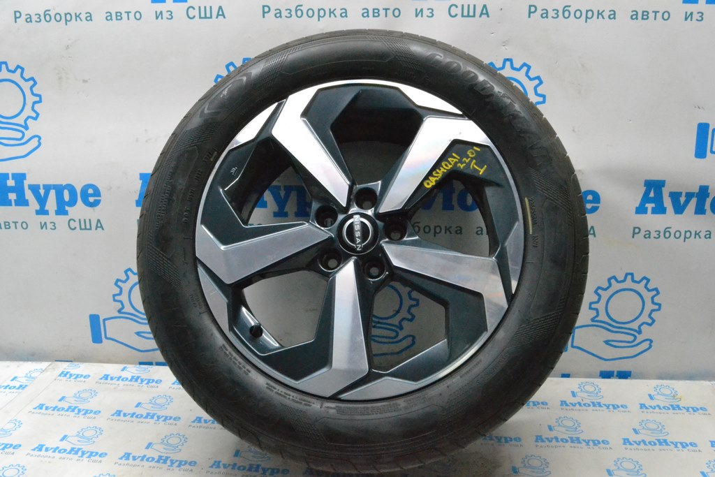 Шина 4шт (комплект) R18 235/55 GOODYEAR 2022 год Nissan Qashqai 6mm (01)